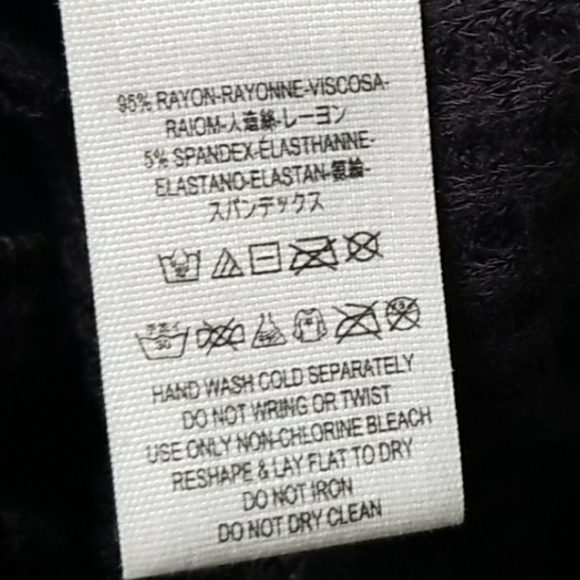 Free People Sunset Park Thermal Top Tunic Over Sized Black Bohemian Fall Summer - Picture 5 of 10